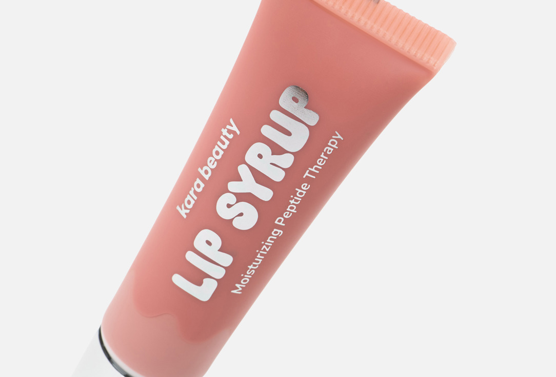 KARA BEAUTY Moisturizing lip treatment Lip Syrup Milky Peach 10 ml KARA BEAUTY Moisturizing lip treatment Lip Syrup