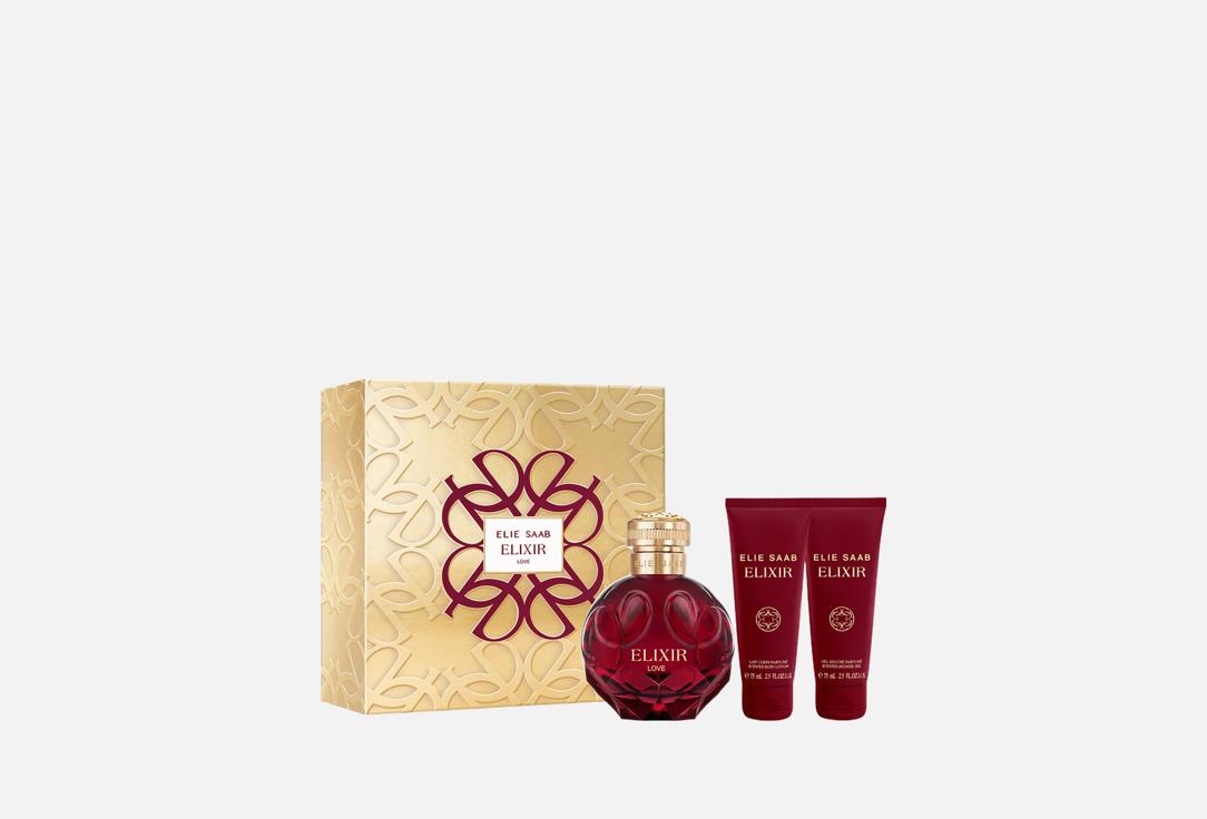 Elie Saab Gift Set: Eau de Parfum, Shower Gel, Body Lotion ELIXIR LOVE 3 pcs Elie Saab Gift Set: Eau de Parfum, Shower Gel, Body Lotion ELIXIR LOVE