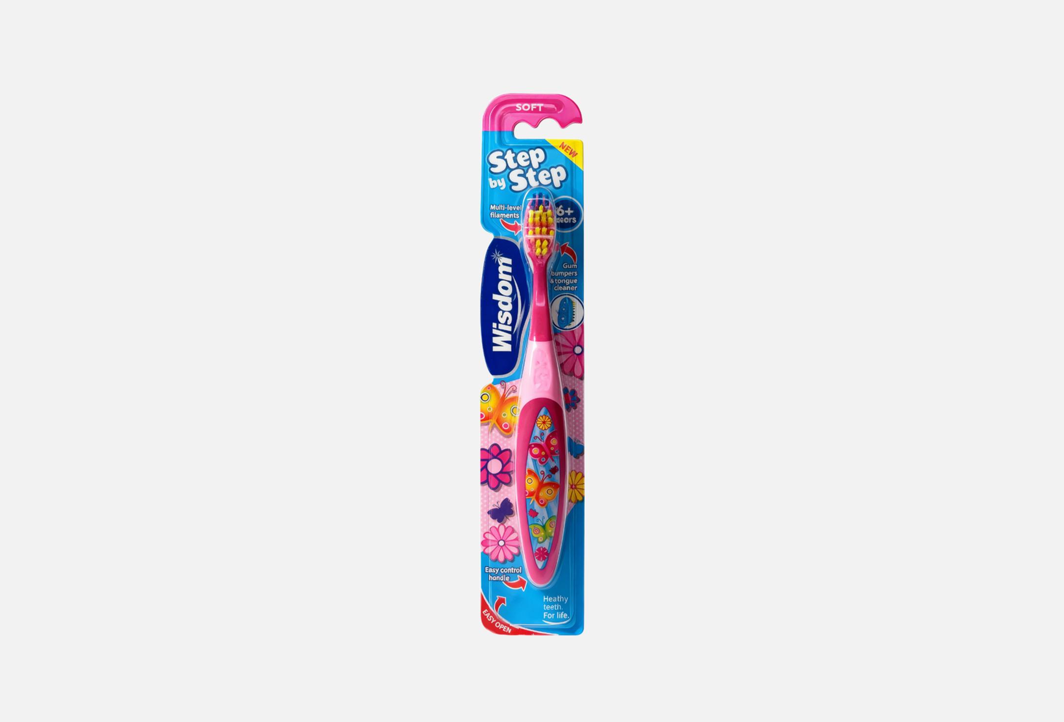 Wisdom Step by Step 6+ Toothbrush 1