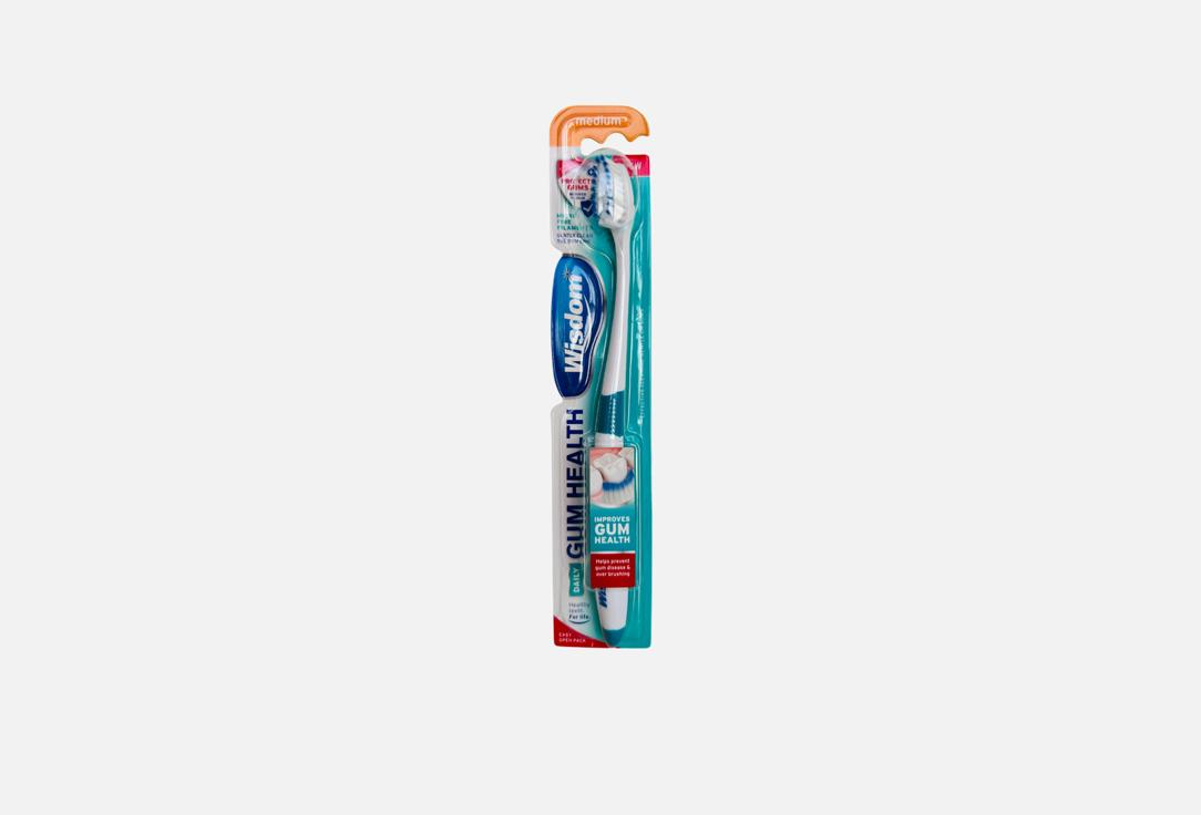 Wisdom Compact Head Toothbrush Gum Health Medium