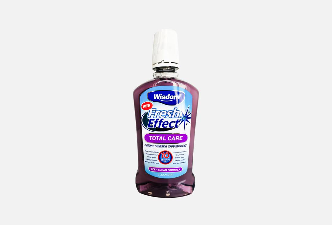 Wisdom Antibacterial Mouthwash Fresh Effect Total Care Mouthwash