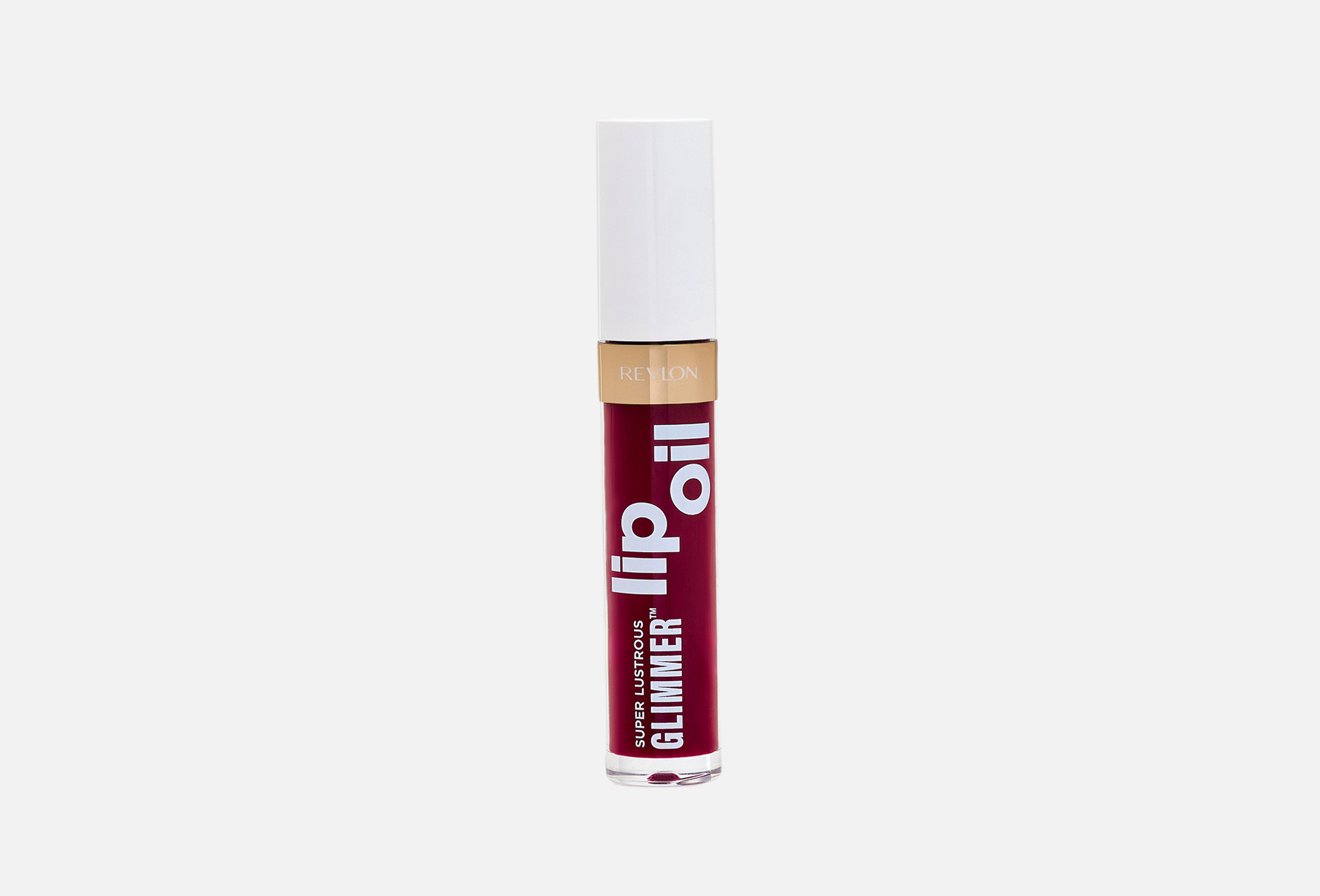 Super Lustrous Glimmer Lip Oil  Plum pop
