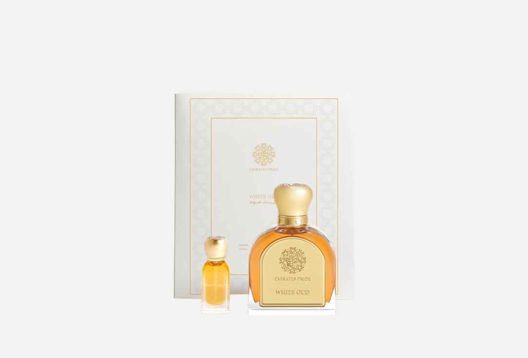 فخر الامارات للعطور مجموعة عطور و زيوت عطرية وايت عود 2 قطعة فخر الامارات للعطور مجموعة عطور و زيوت عطرية وايت عود