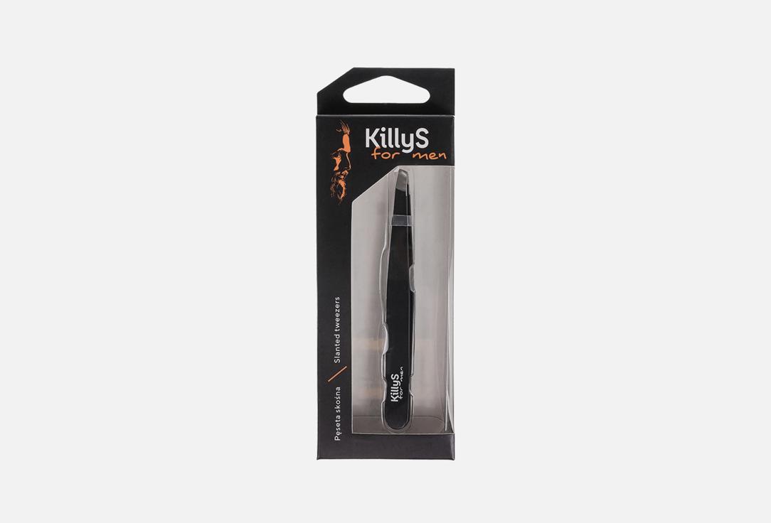 Killys Slanted-tip facial hair-removal tool For Men Slanted Tweezers 1 pcs Killys Slanted-tip facial hair-removal tool For Men Slanted Tweezers