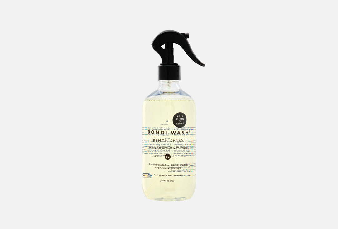 Bondi Wash Multi-purpose home cleaning spray Sydney Peppermint & Rosemary
