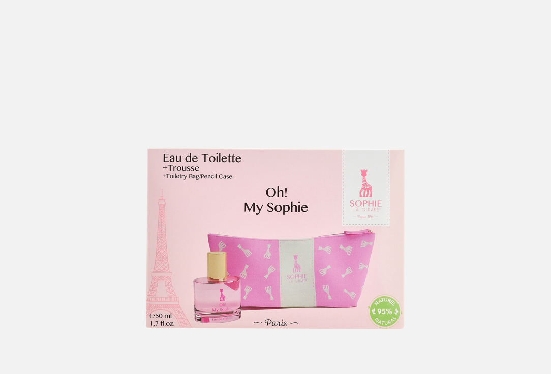 Sophie La Girafe Eau de Toilette & Trousse Set Oh! My Sophie 2 pcs Sophie La Girafe Eau de Toilette & Trousse Set Oh! My Sophie