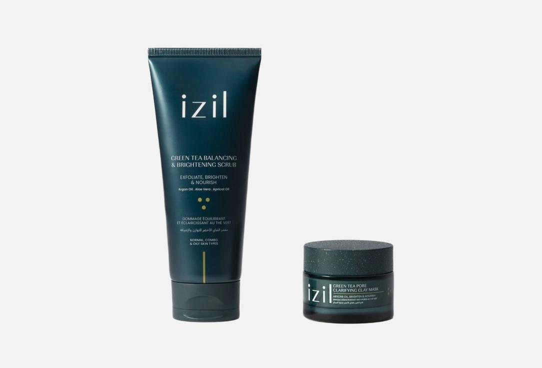 Izil Beauty Green Tea Oil-Control Duo Green Tea 2 pcs Izil Beauty Green Tea Oil-Control Duo Green Tea