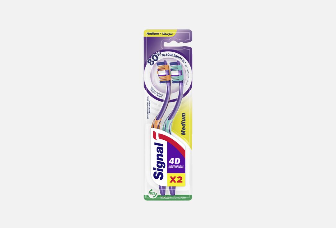 Signal Medium Toothbrush Interdental 2 pcs Signal Medium Toothbrush Interdental