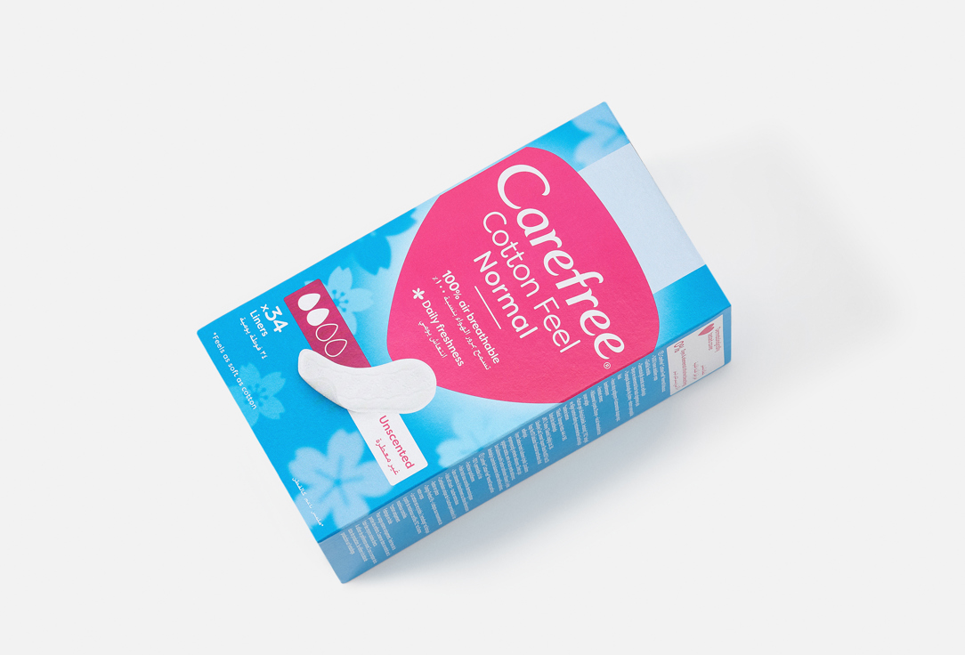 Carefree Panty Liners Cotton Feel Normal