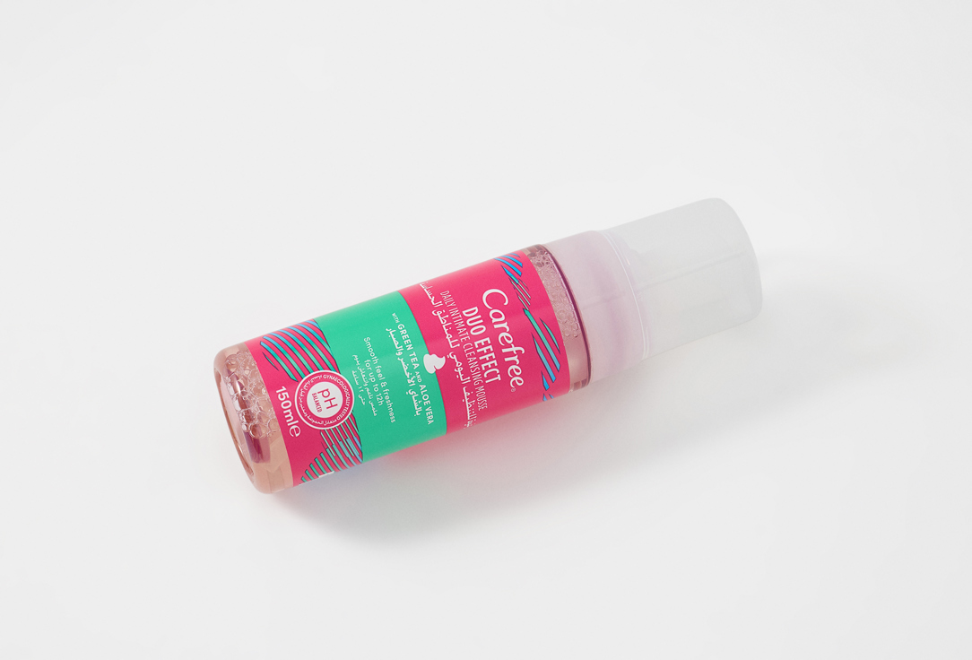 Carefree Intimate Cleansing Mousse Duo Effect