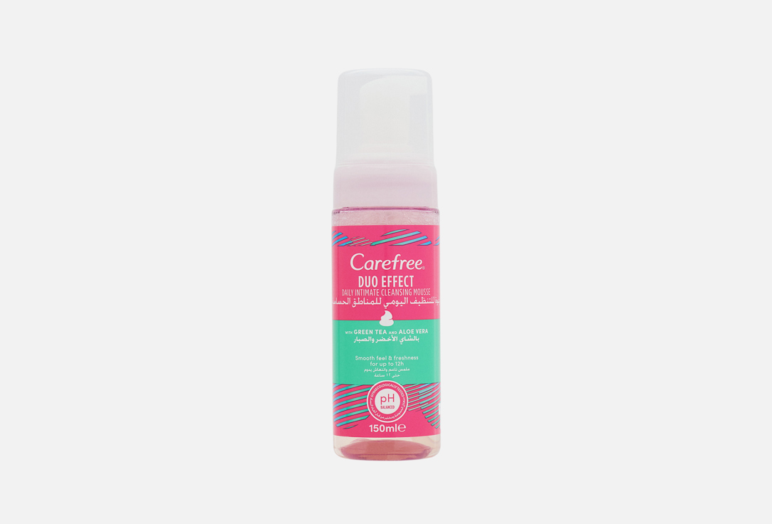 Carefree Intimate Cleansing Mousse Duo Effect