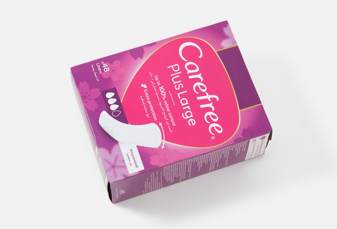 Carefree Panty Liners Plus Large