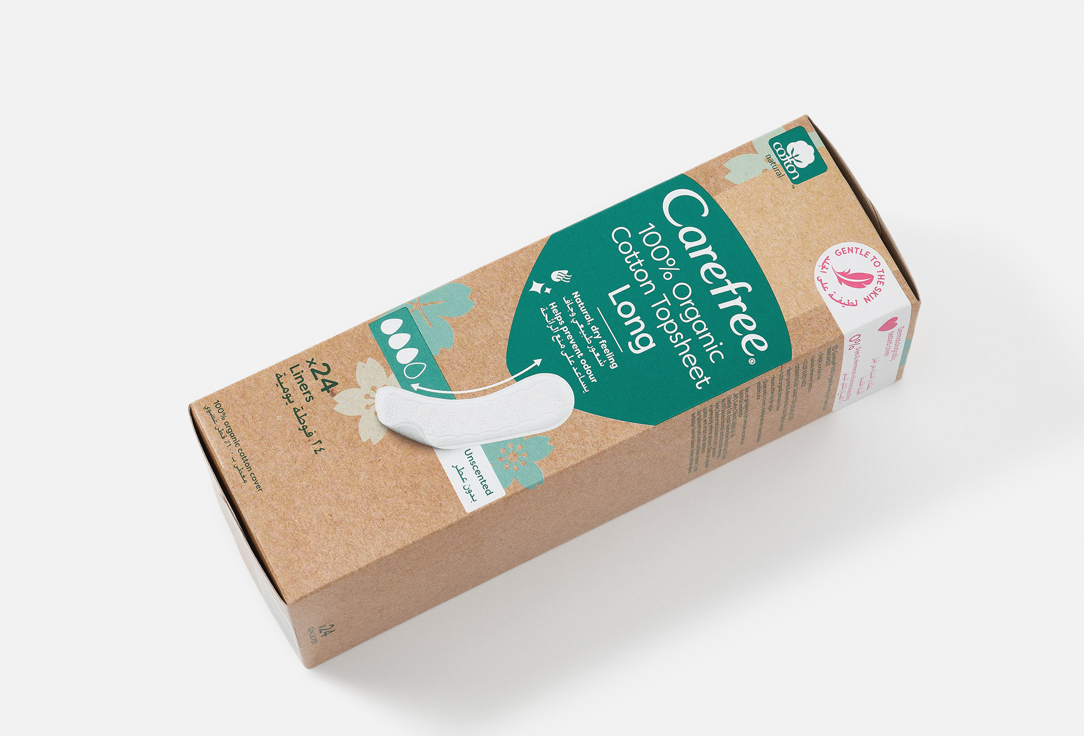 Carefree Panty Liners 100% Organic