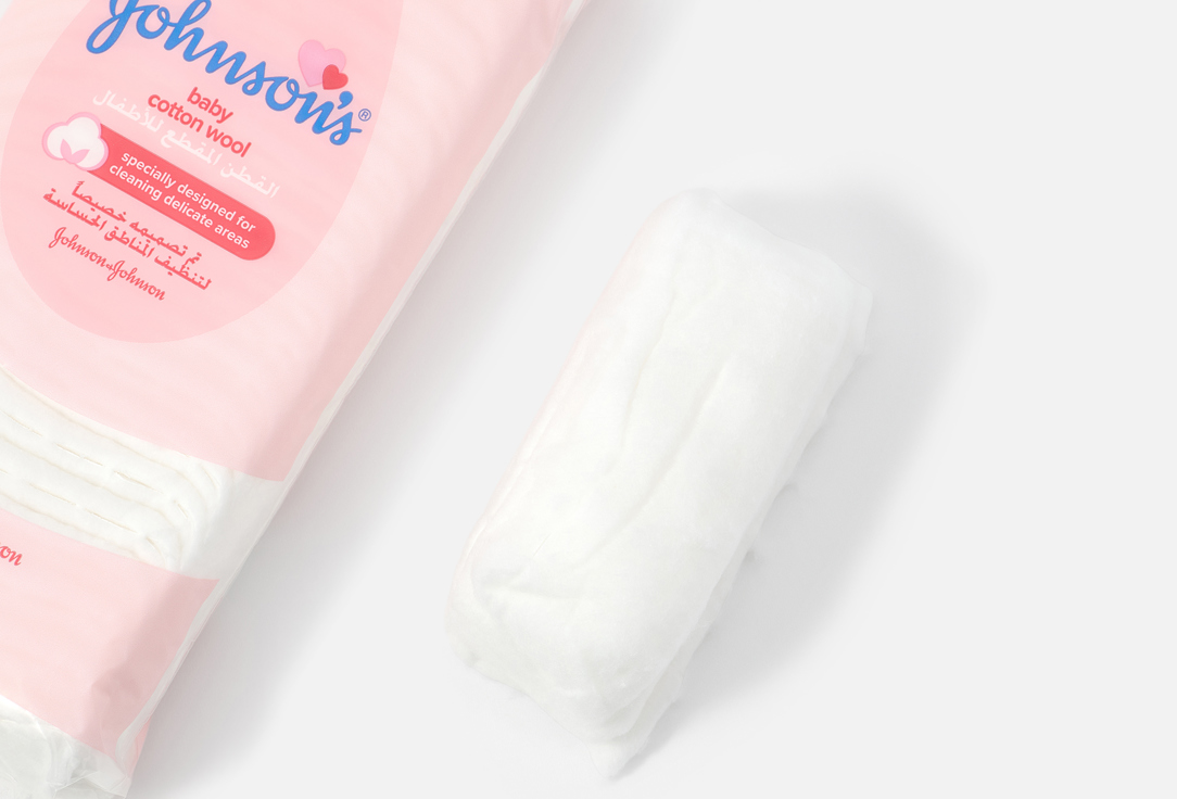 Johnson & Johnson Cotton Pads Pure Pre-Cut Cotton Wool