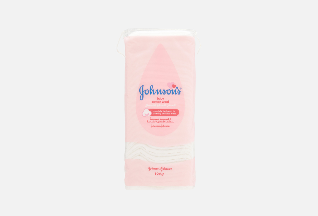 Johnson & Johnson Cotton Pads Pure Pre-Cut Cotton Wool