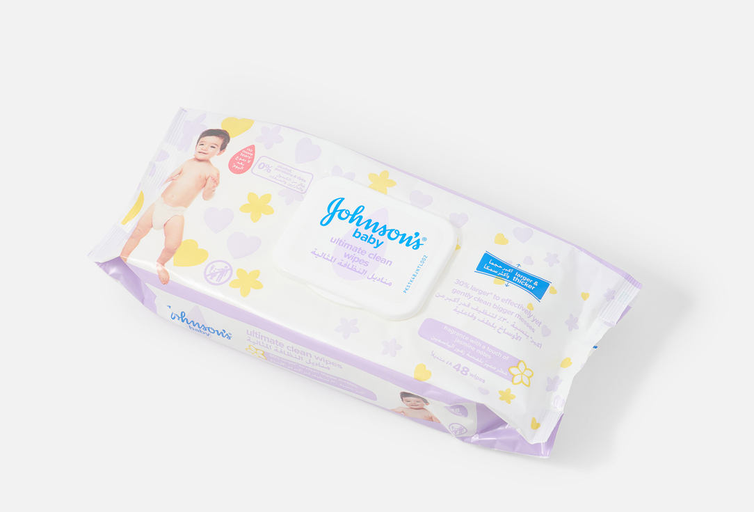 Johnson & Johnson Очищающие детские салфетки Ultimate Clean Wipes