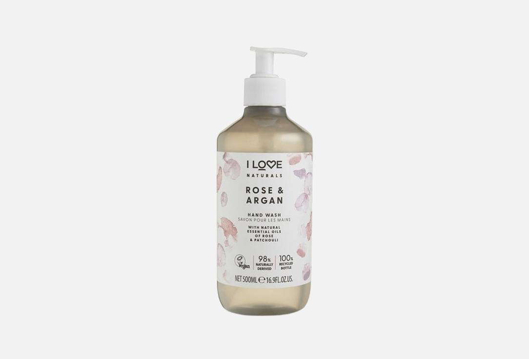 I LOVE Naturals Moisturizing botanical hand wash Rose & Argan 500 ml I LOVE Naturals Moisturizing botanical hand wash Rose & Argan