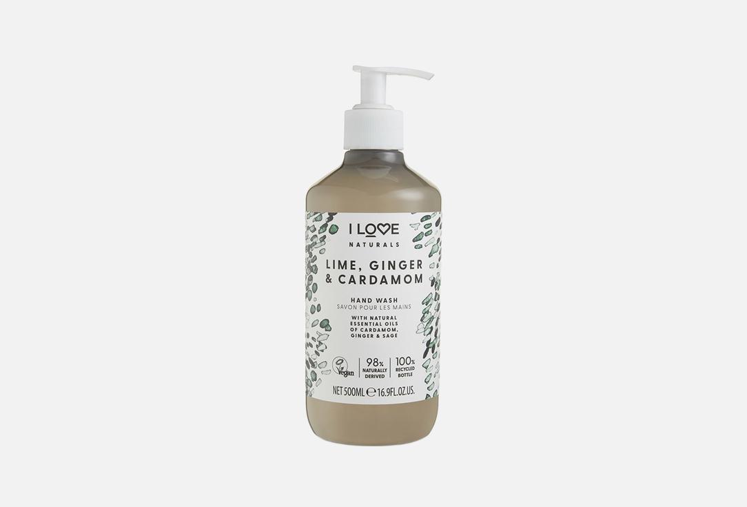 I LOVE Naturals Moisturizing botanical hand wash Ginger & Cardamom 500 ml I LOVE Naturals Moisturizing botanical hand wash Ginger & Cardamom