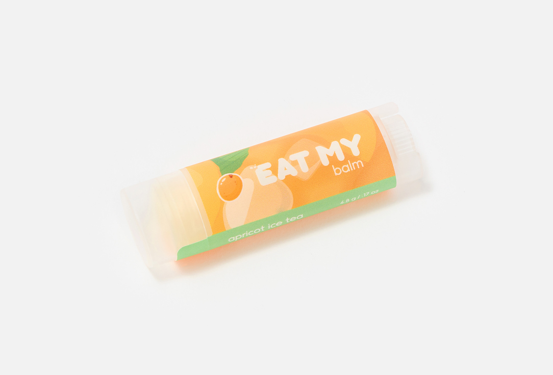 EAT MY Успокаивающий бальзам для губ Apricot ice tea 4.8 г EAT MY Успокаивающий бальзам для губ Apricot ice tea