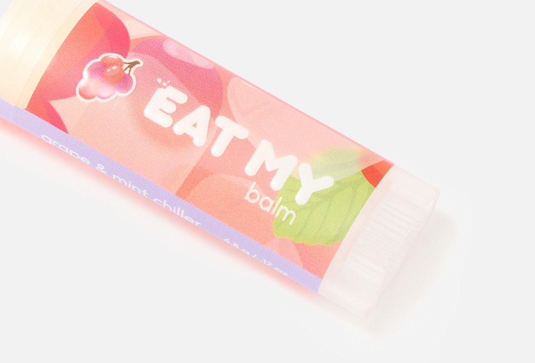 EAT MY Успокаивающий бальзам для губ Grape & mint chiller 4.8 г EAT MY Успокаивающий бальзам для губ Grape & mint chiller