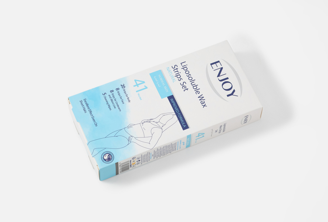 Enjoy Body Wax Strips For Normal Skin Liposoluble Natural Wax Strips