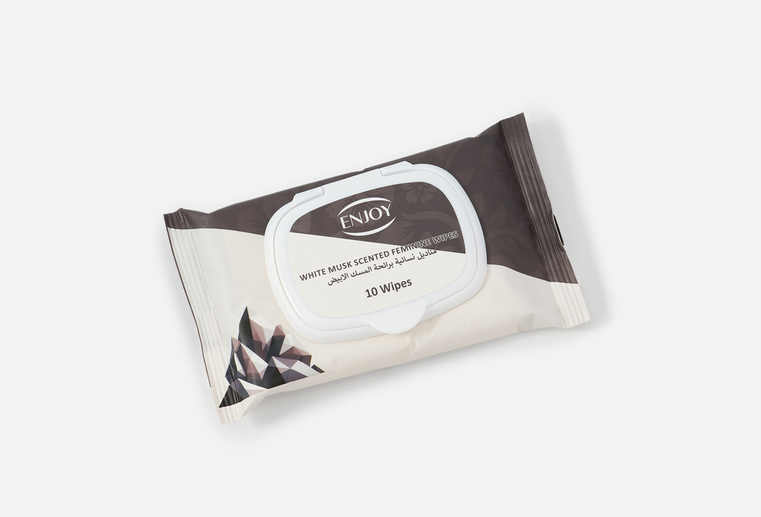 Enjoy Салфетки для женской интимной гигиены Musk of Purity White Women's Wipes