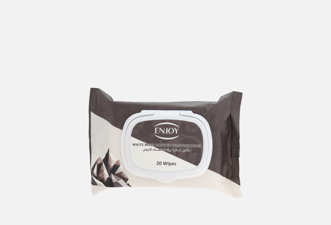 Enjoy Feminine cleansing wipes Musk of Purity White Women's Wipes