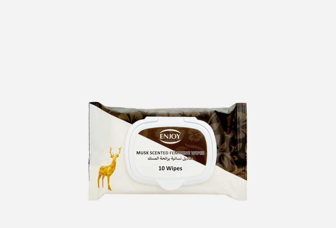 Enjoy Салфетки для женской интимной гигиены Musk of Purity Black Women's Wipes