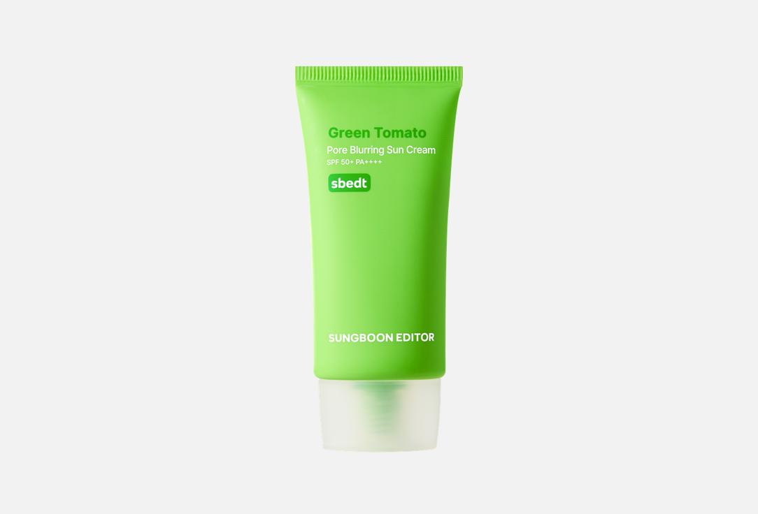 Sungboon Editor Pore Blurring Sun Cream Editor Green Tomato 50 g Sungboon Editor Pore Blurring Sun Cream Editor Green Tomato
