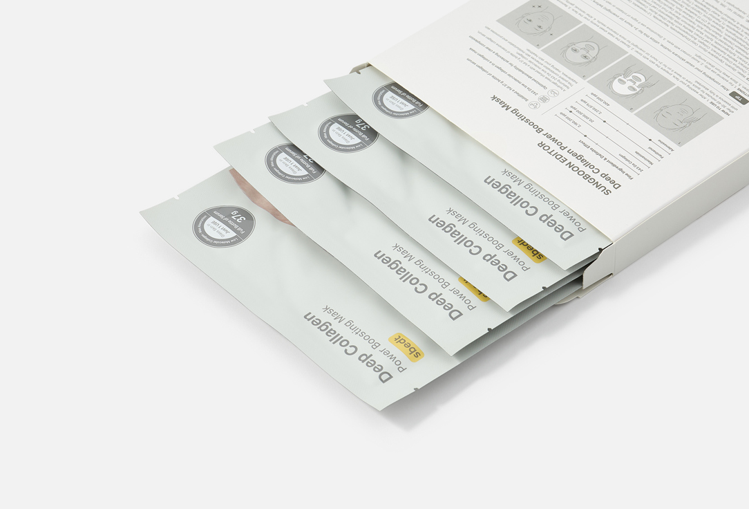 Sungboon Editor Boosting Mask Deep Collagen Power 4 pcs Sungboon Editor Boosting Mask Deep Collagen Power