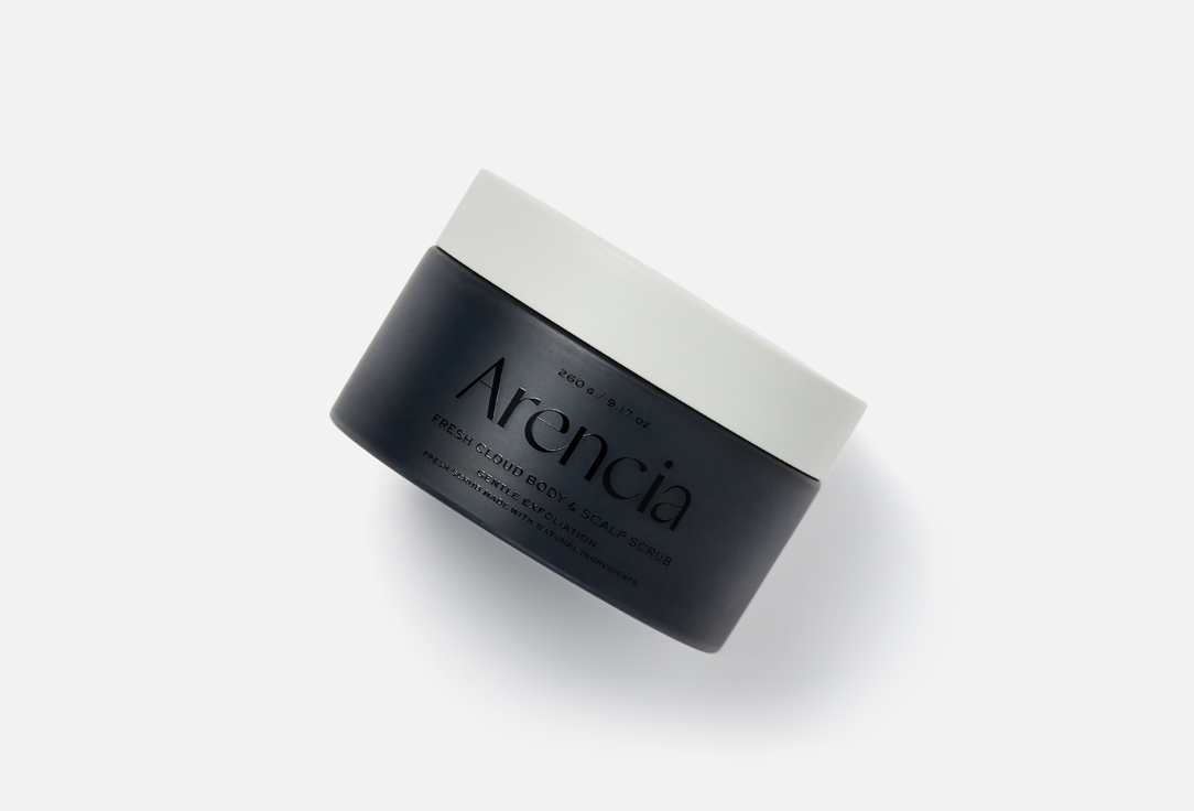 Arencia Exfoliating Body & Scalp Scrub Cloud Body & Scalp Scrub Black Tea & Yuzu