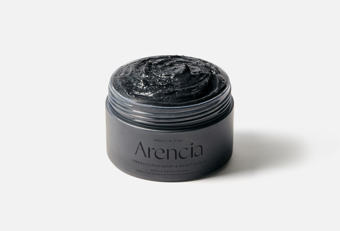 Arencia Exfoliating Body & Scalp Scrub Cloud Body & Scalp Scrub Black Tea & Yuzu