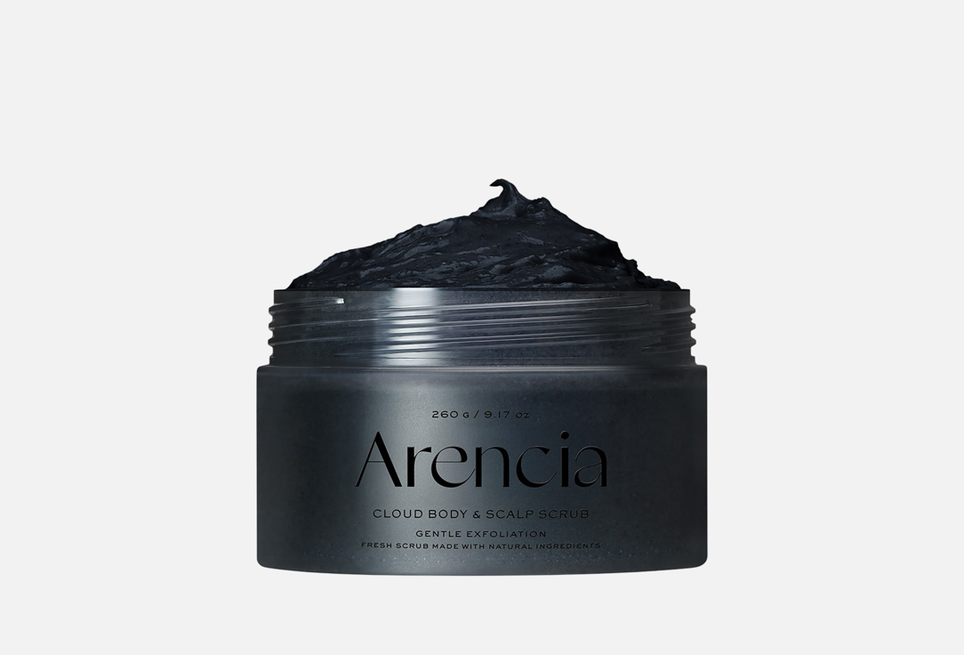 Arencia Exfoliating Body & Scalp Scrub Cloud Body & Scalp Scrub Black Tea & Yuzu