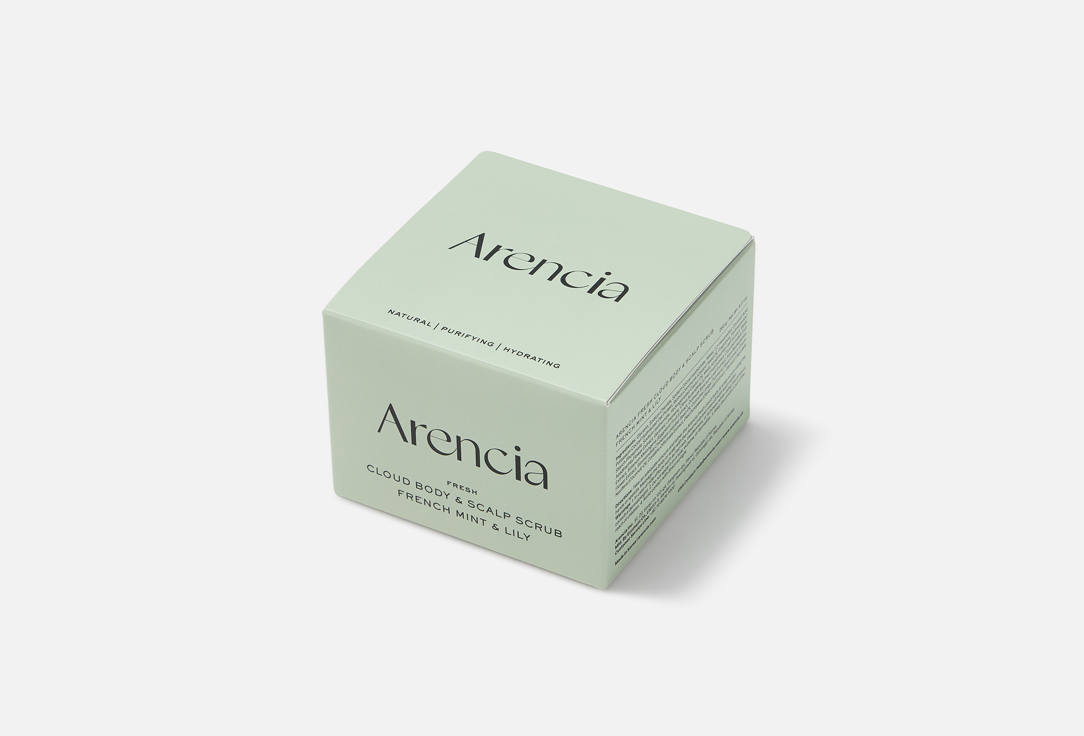 Arencia скраб для тела и кожи головы French Mint & Lily
