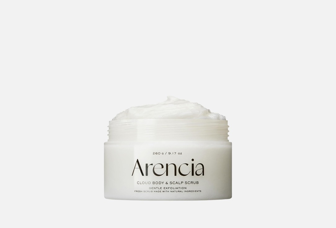 Arencia Exfoliating Body & Scalp Scrub Cloud Body & Scalp Scrub White Tea & Neroli