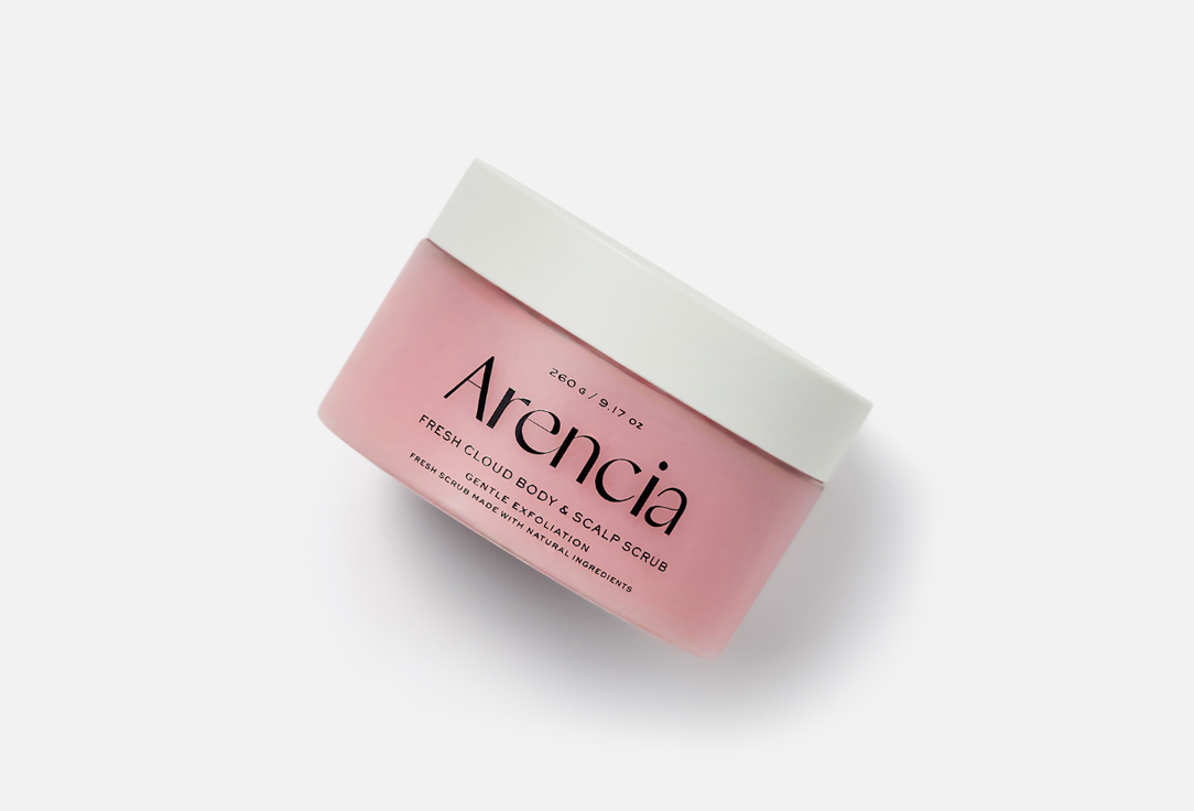 Arencia Exfoliating Body & Scalp Scrub Cloud Body & Scalp Scrub Lavender & Pear