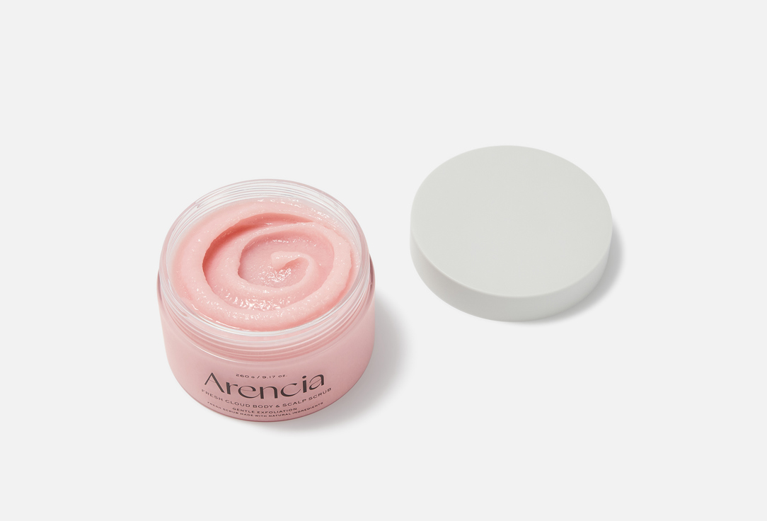 Arencia Exfoliating Body & Scalp Scrub Cloud Body & Scalp Scrub Lavender & Pear