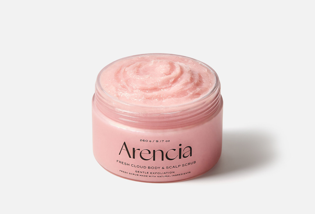 Arencia Exfoliating Body & Scalp Scrub Cloud Body & Scalp Scrub Lavender & Pear