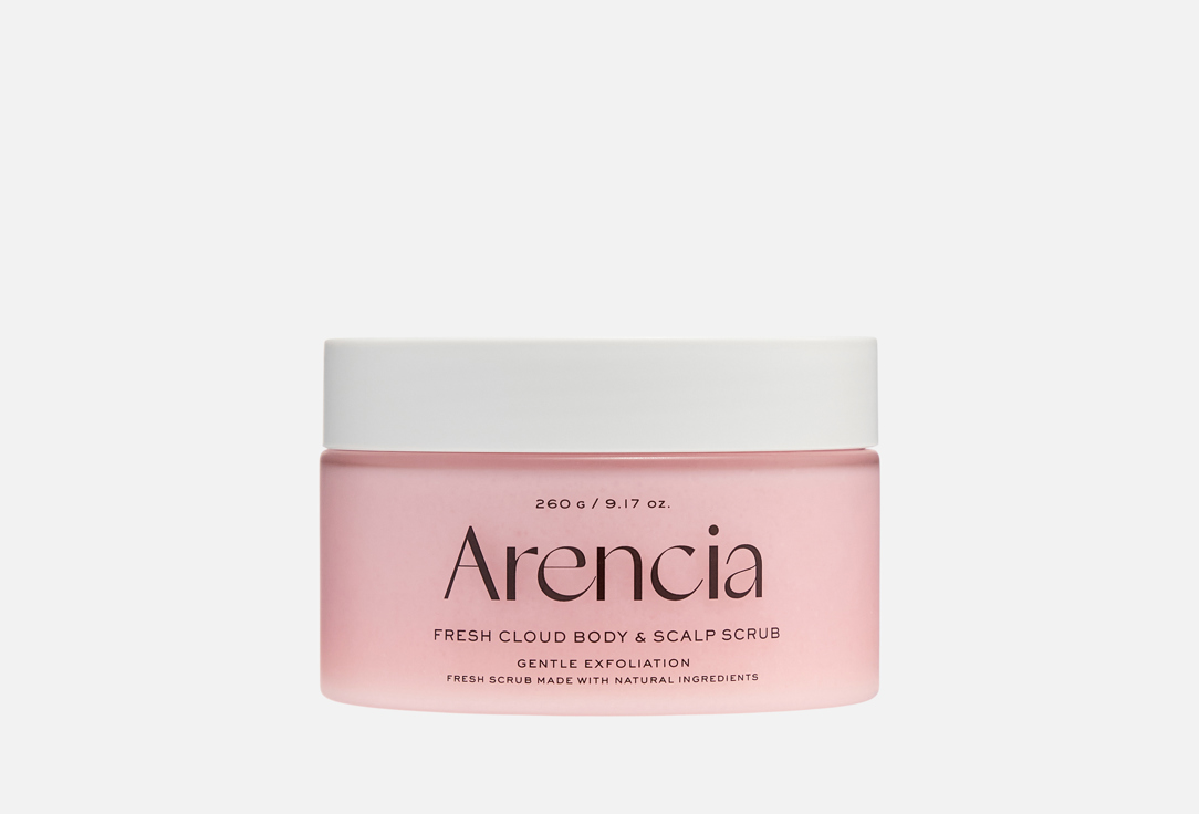 Arencia Exfoliating Body & Scalp Scrub Cloud Body & Scalp Scrub Lavender & Pear