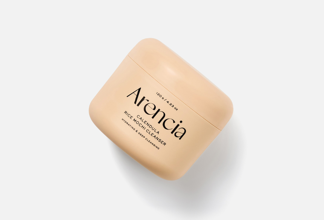 Arencia Cleansing Face Foam for Sensitive Skin Calendula Rice Mochi Cleanser