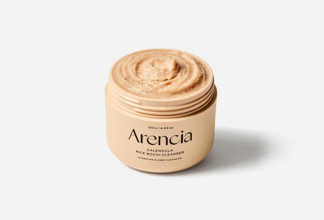 Arencia Cleansing Face Foam for Sensitive Skin Calendula Rice Mochi Cleanser