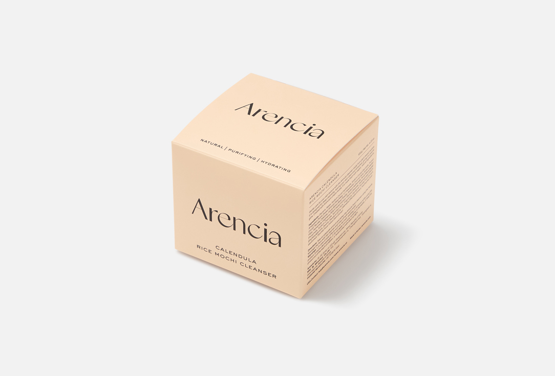 Arencia Cleansing Face Foam for Sensitive Skin Calendula Rice Mochi Cleanser
