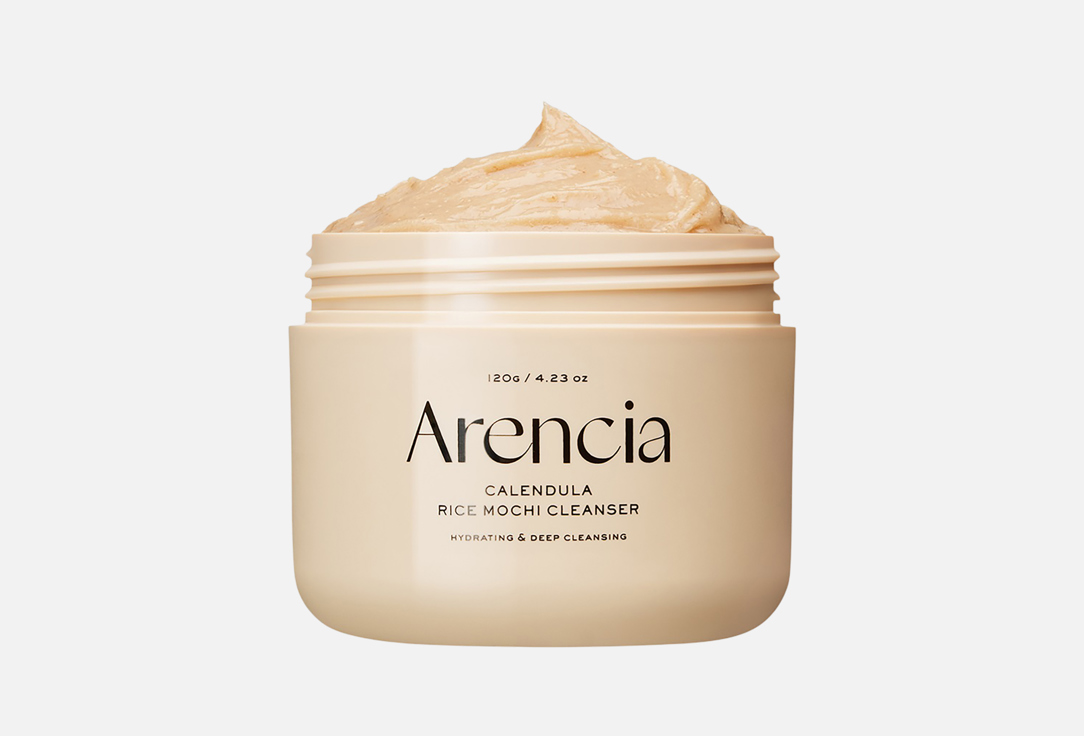 Arencia Cleansing Face Foam for Sensitive Skin Calendula Rice Mochi Cleanser