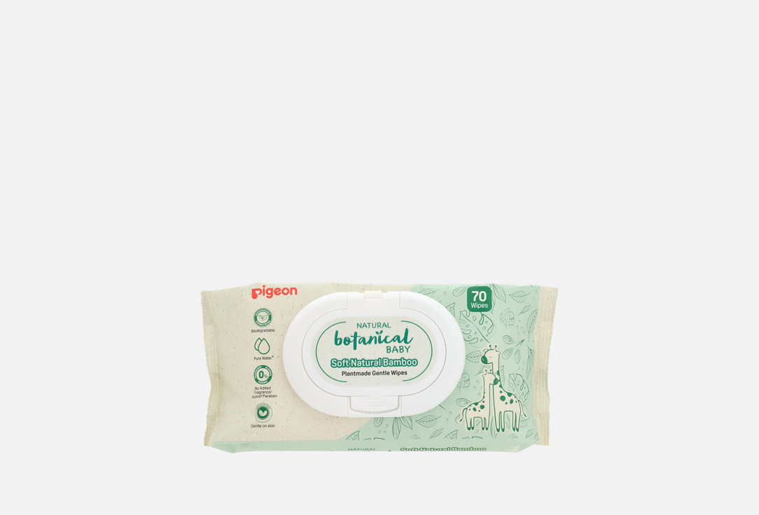 Pigeon Cleansing Wipes for Babies Gentle Plant-Made Baby Wipes