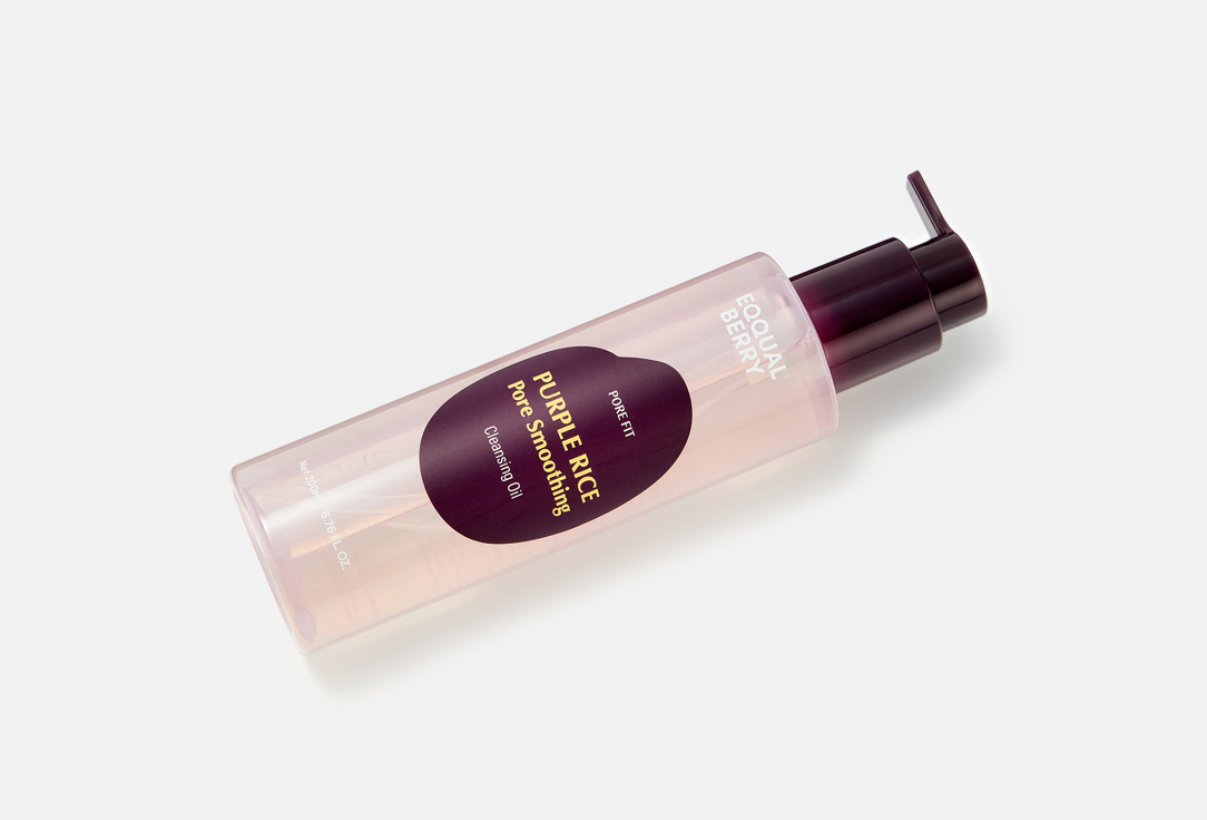 EQQUALBERRY Pore smoothing rice cleansing face oil Purple Rice Pore Smoothing Cleansing Oil
