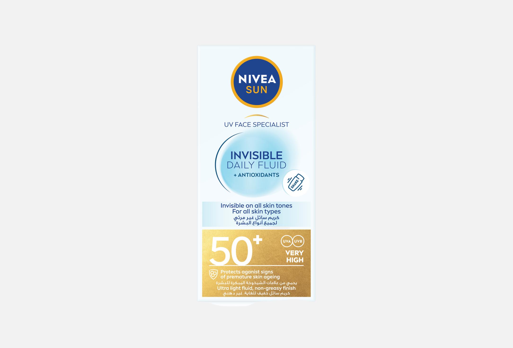 sun uv.invisble day fluid 40