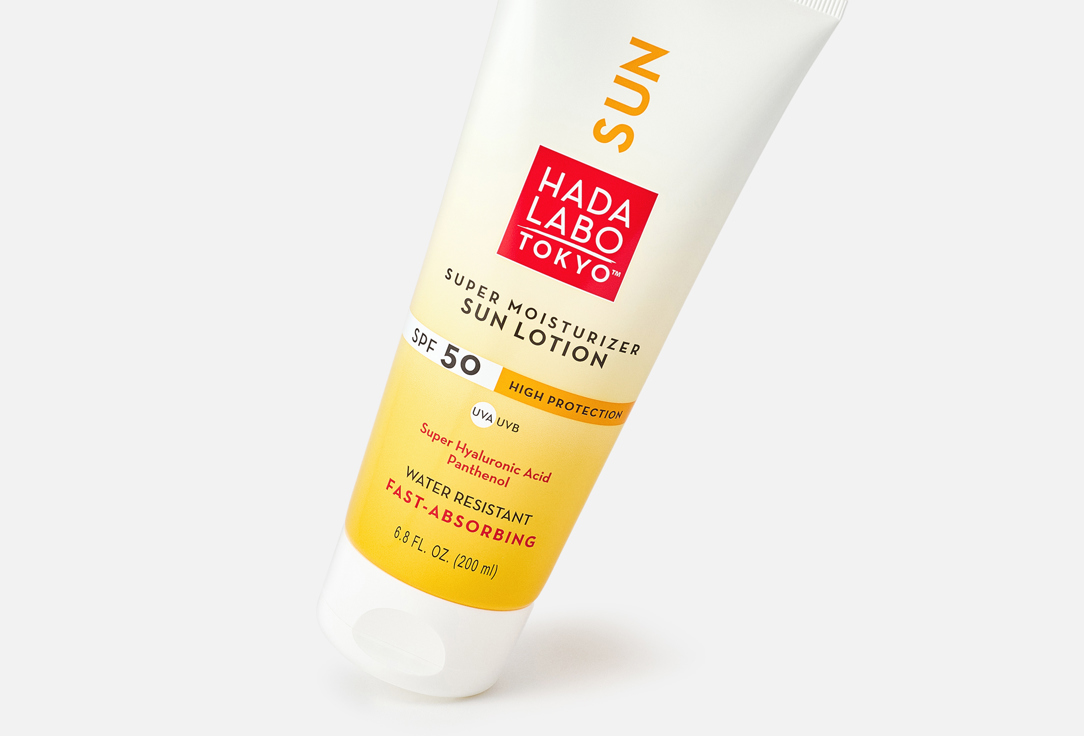 HADA LABO Hydrating Body Lotion SPF 50+ SUPER MOISTURIZING SUN LOTION