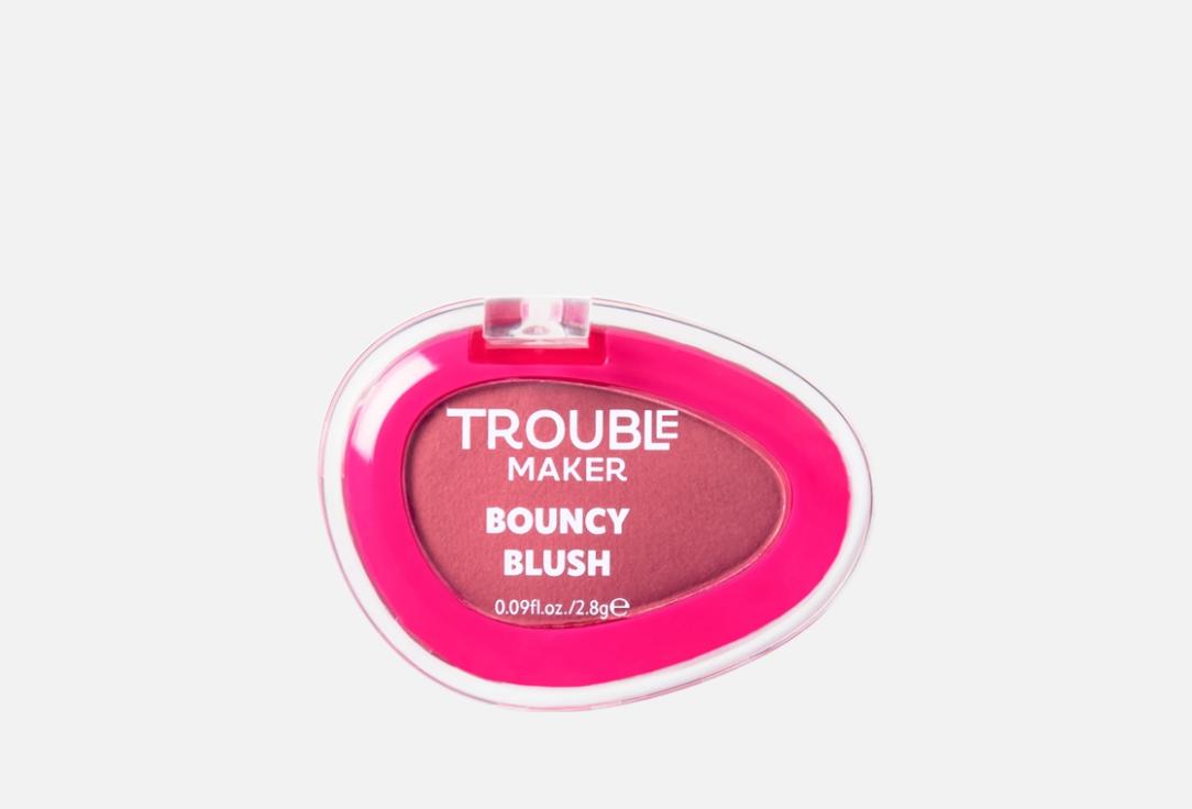 Trouble Maker Stain Blush bouncy blush The game deep pink 2.8 g Trouble Maker Stain Blush bouncy blush
