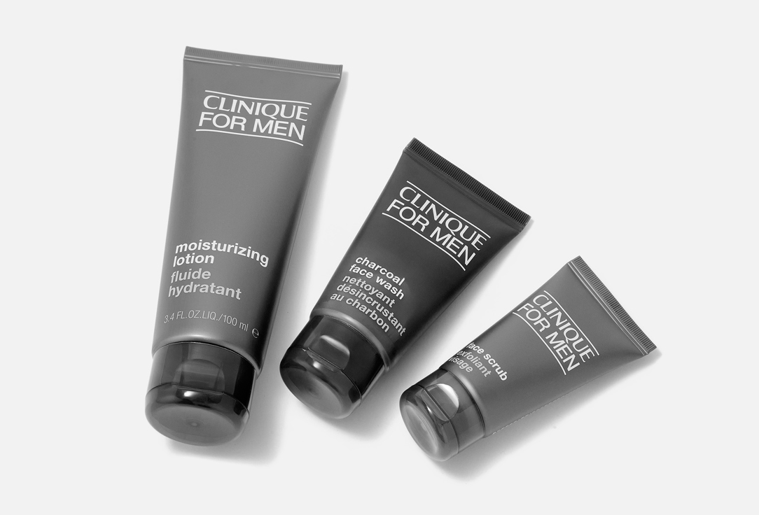 Clinique face lotion & face scrub & face wash set THE HYDRATION SYSTEM
