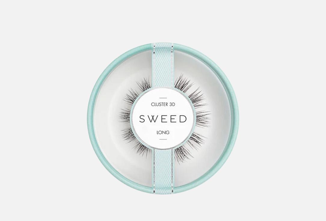 Sweed False Eyelashes Cluster 3D Long 12 pcs Sweed False Eyelashes Cluster 3D Long